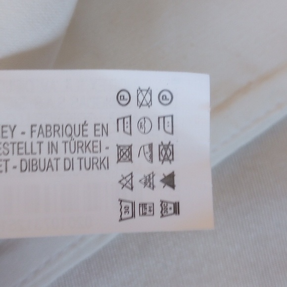 NWT Zara Wrap Around Crop Vest Top S White Lined - Picture 7 of 9